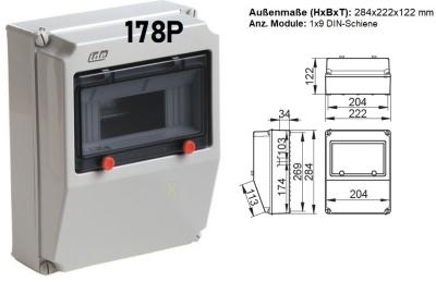 IP67 Wandverteiler Steckdosenverteiler Leergehäuse